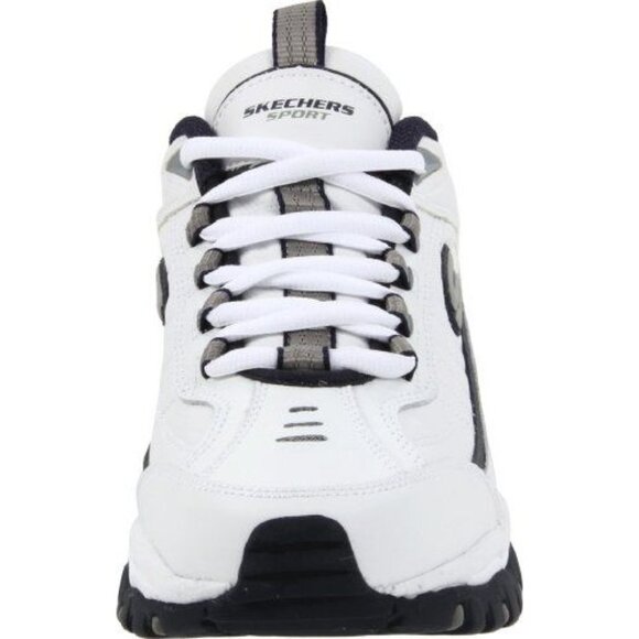 Skechers Men's Energy Afterburn Lace-up Sneaker White/Navy Size 10.5 NEW - Picture 8 of 11